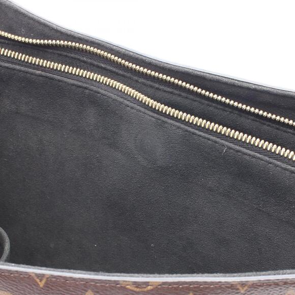 Louis Vuitton Soufflot NV Handbag Leather Brown Black - Picture 6 of 10